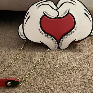 Loungefly Mickey Hearts Crossbody
